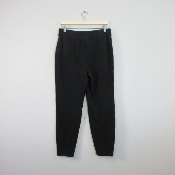 Lululemon Free To Roam Women's Jogger 10 Black 100% Cotton Training Running 468 - Picture 2 of 10